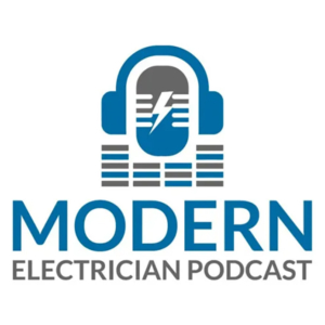 The Modern Electrician Podcast logo.